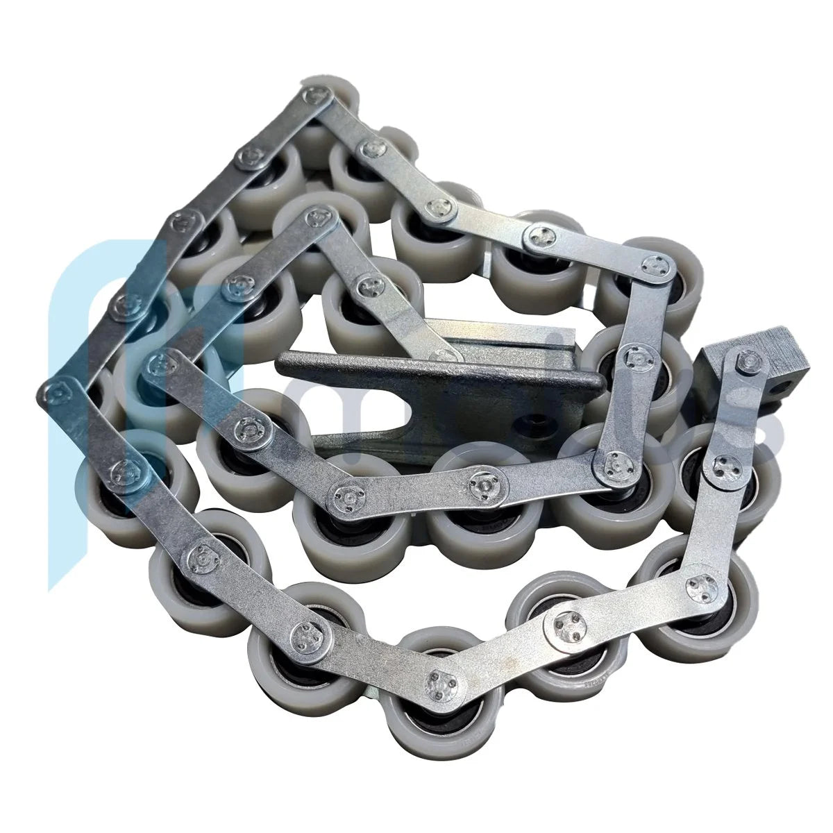 Kone RTK Newel End Roller Bow 25 Rollers - With Small Slider