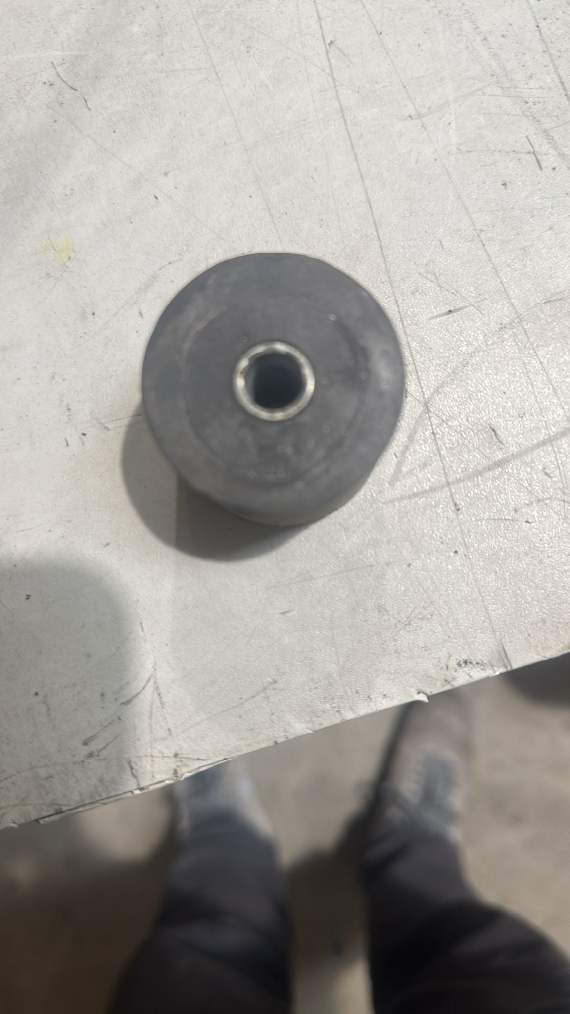 Thyssen rubber brake stopper