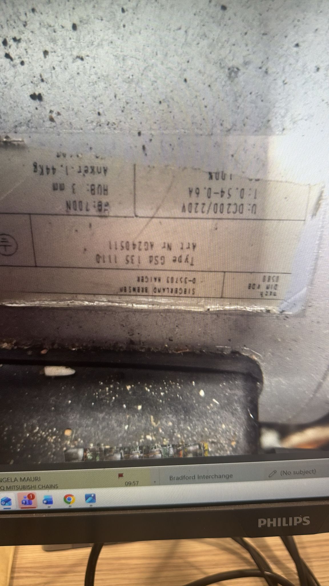 thyssen 722 brake solenoid GSD 135 1110