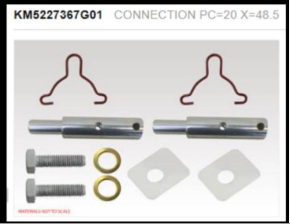 kone step pin connection PC=20 x=48.5 KM5227367G01