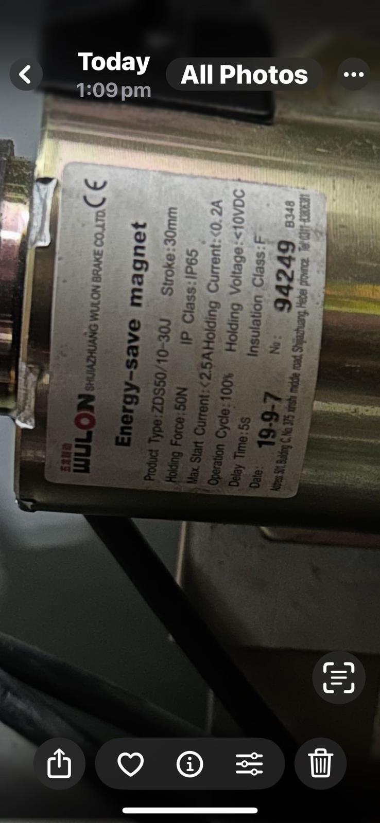 SJEC auxilary brake
ZDS50/10-30J