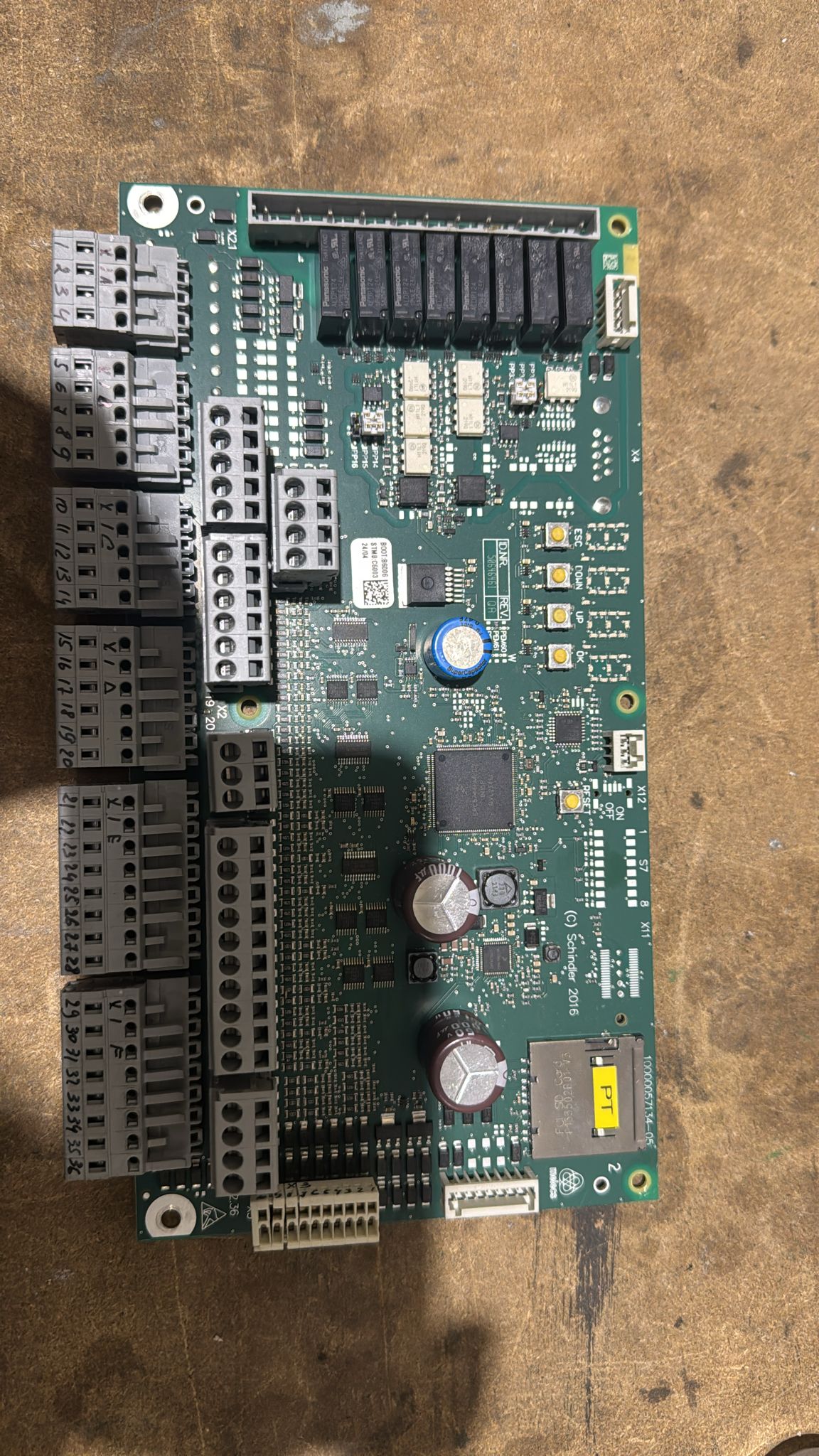 Schindler miconic 6 top PCB